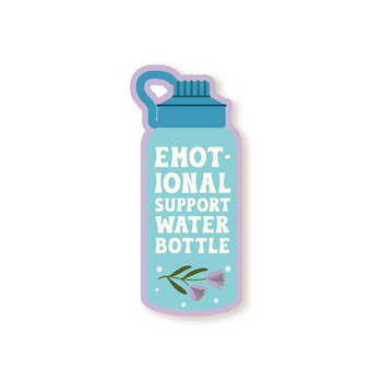 Emotional Support Water Bottle Sticker