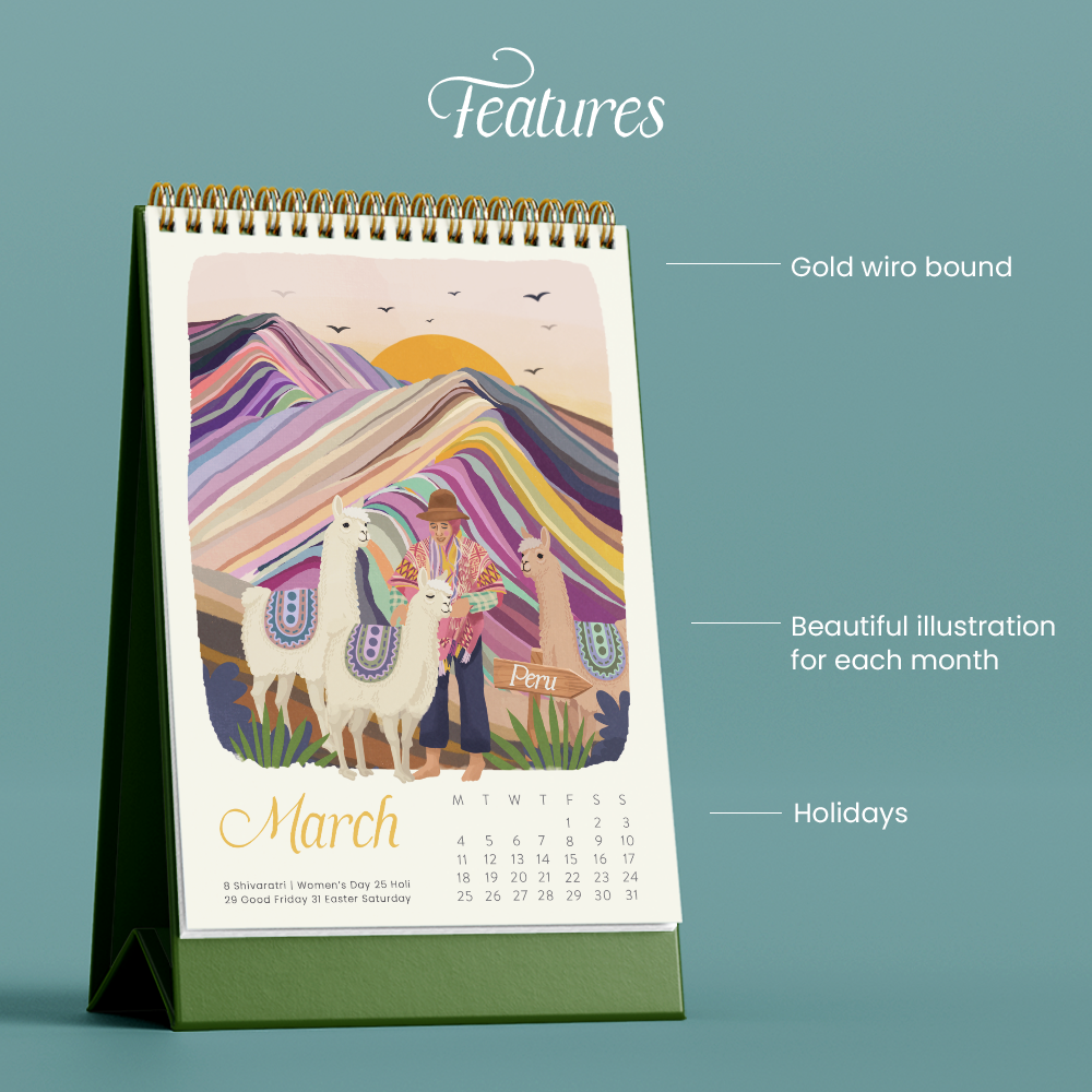 2024 Wanderlust Calendar – Explore the Globe, Month by Month
