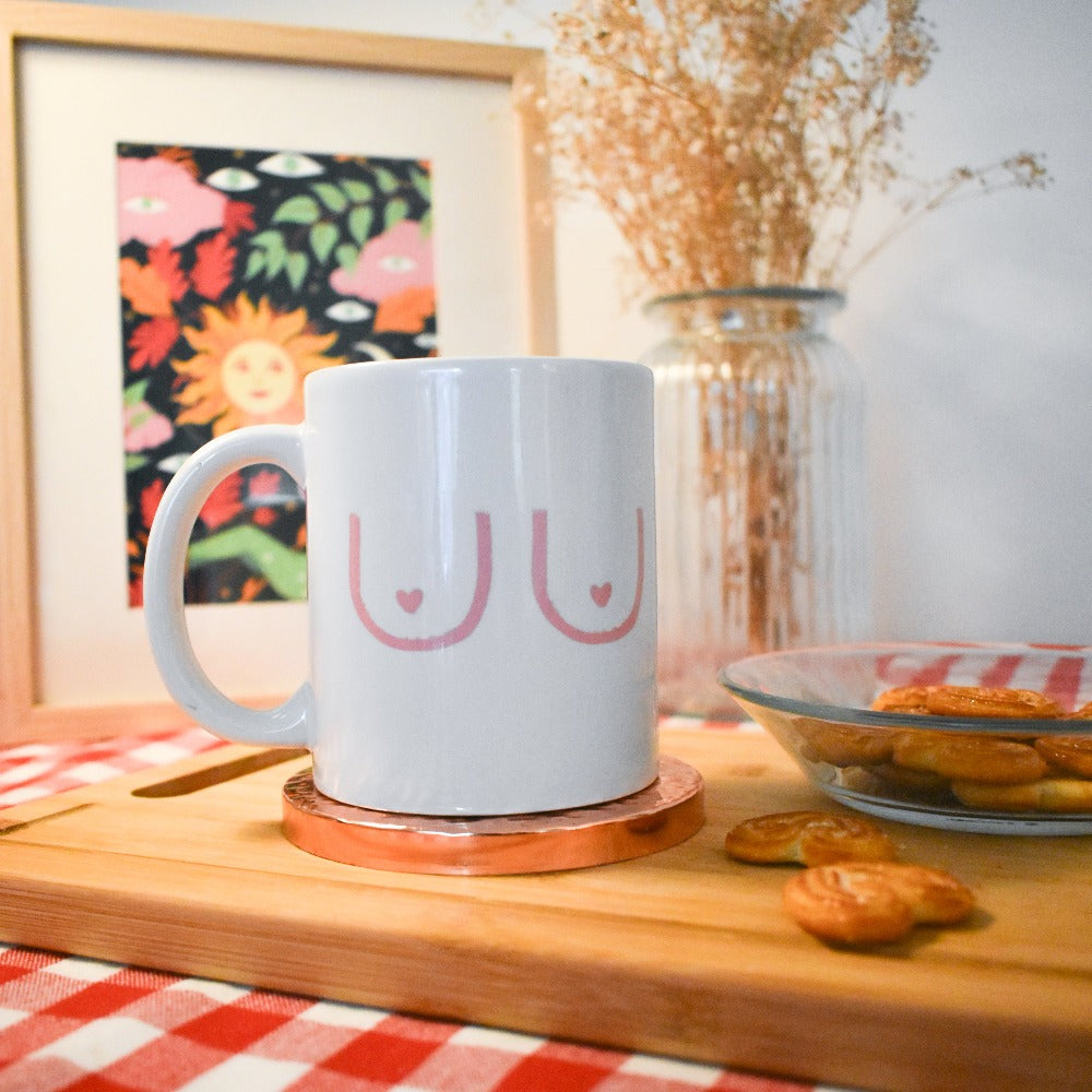 Artistic Coffee Experience - Ceramic Mug with Original Art