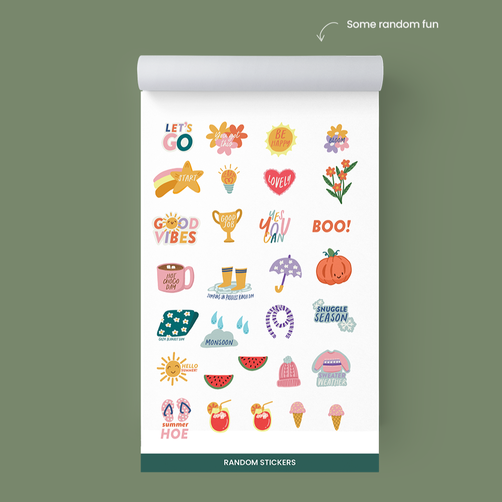 Versatile Sticker Book – Decorate, Plan, and Organize with These Stickers