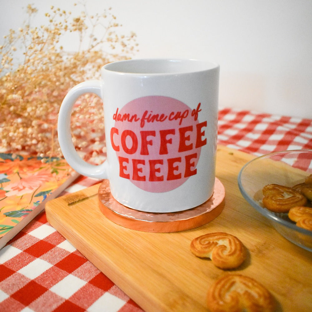 Artistic Coffee Experience - Ceramic Mug with Original Art