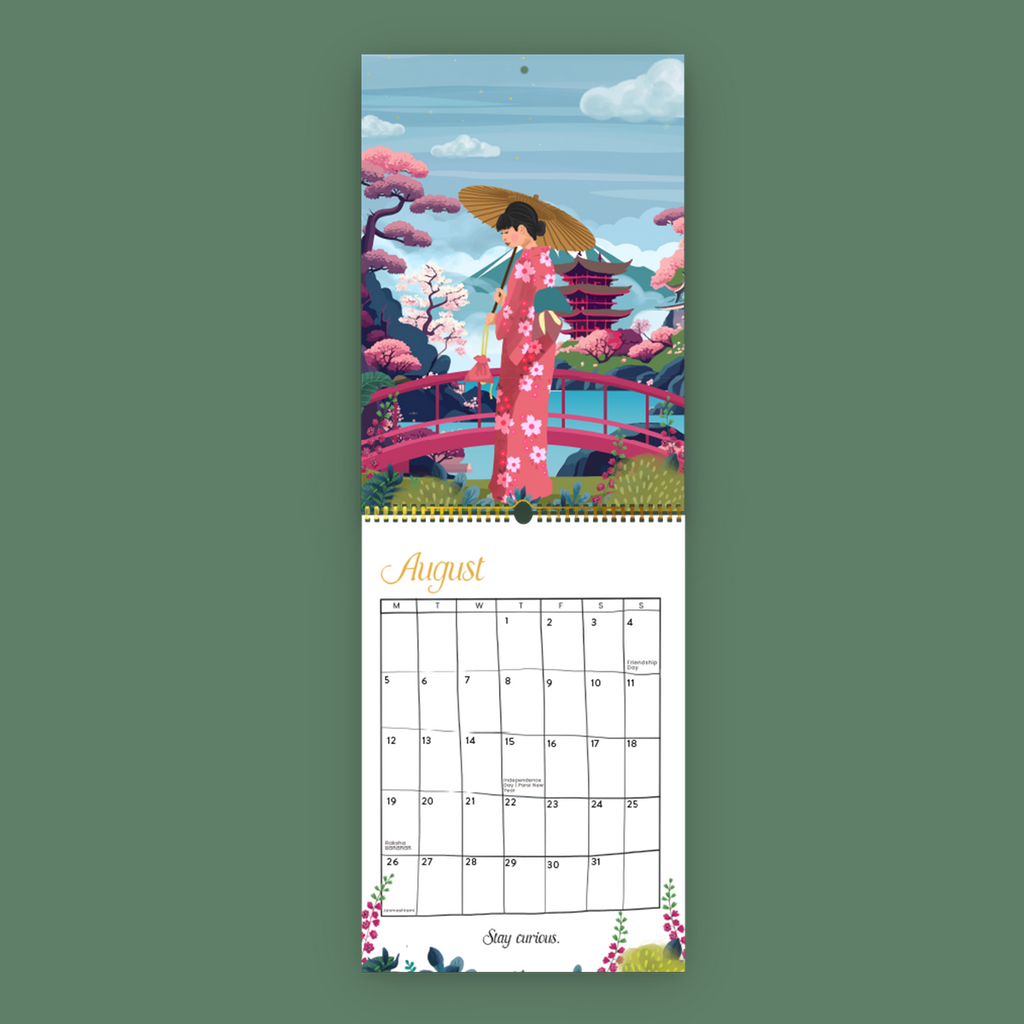 2024 Globe-Trotter Calendar – Discover the World, One Page at a Time