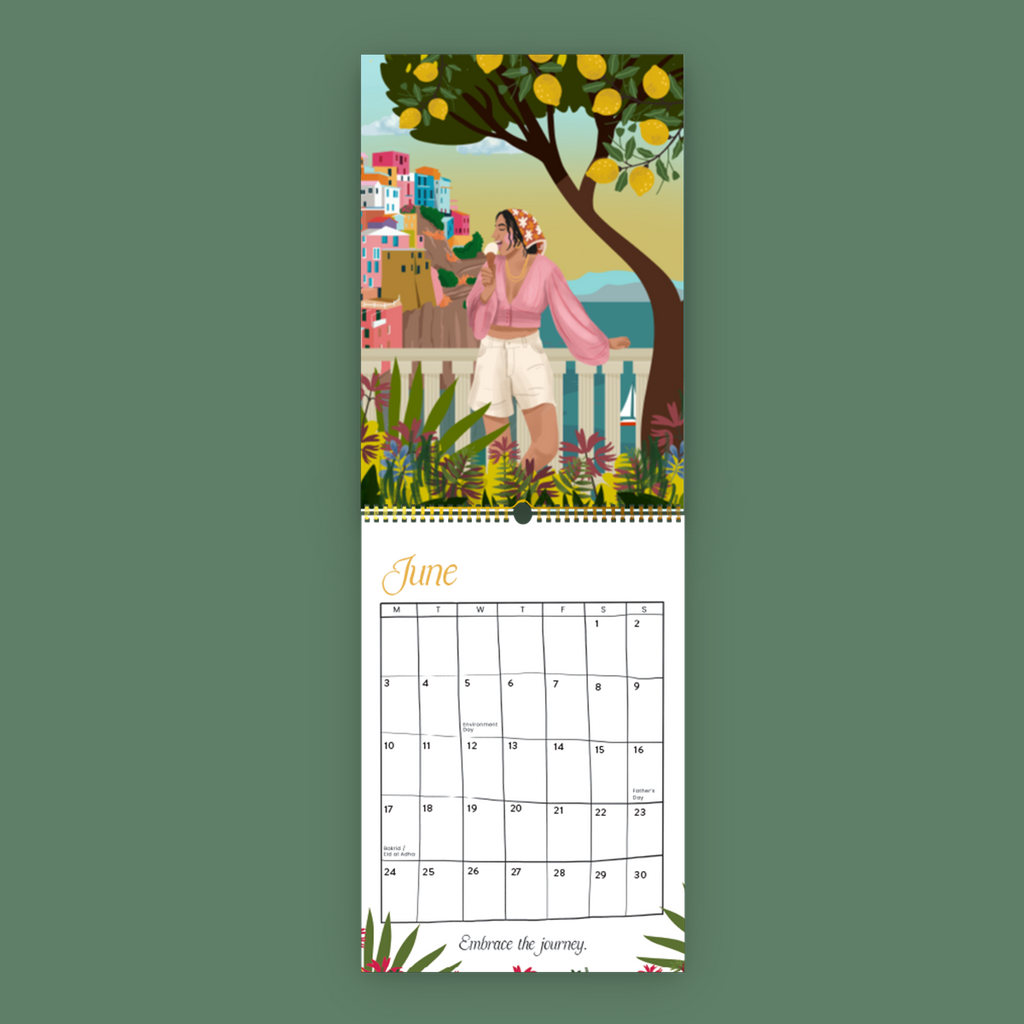 Adventure Awaits 2024 Wall Calendar – Plan Your Journeys with Style