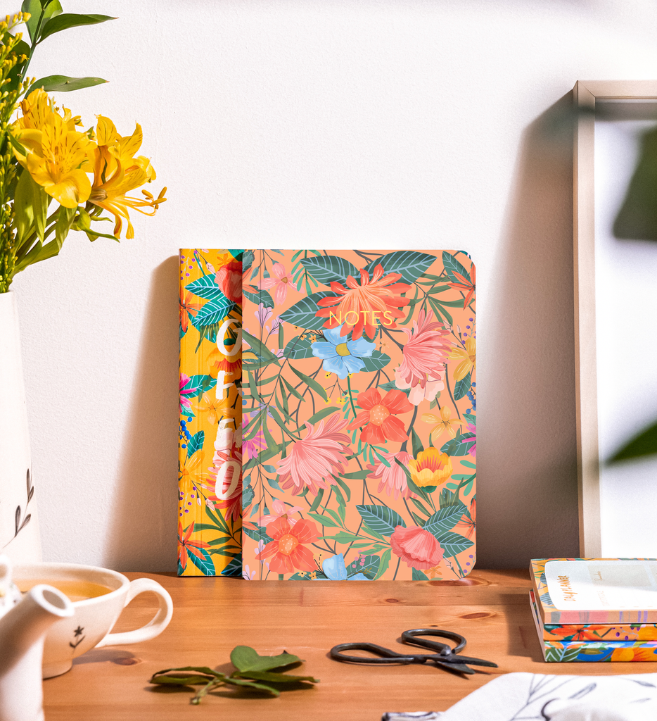Floral Themed Notebook - Perfect for Capturing Your Garden Adventures