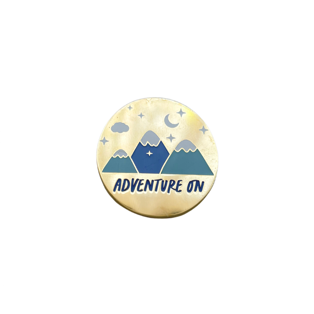 Explorer's Adventure Pin - Wanderlust-Inspired Fashion Accessory"