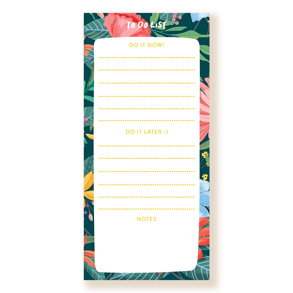 Illustrated To-Do List Notepad - Productivity Planner
