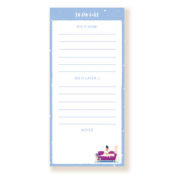 Whimsical Illustrated Notepad for Creative Planning