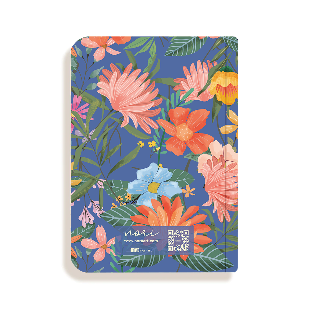 Elegant Flower-Themed Notebook – Perfect for Bullet Journaling and More