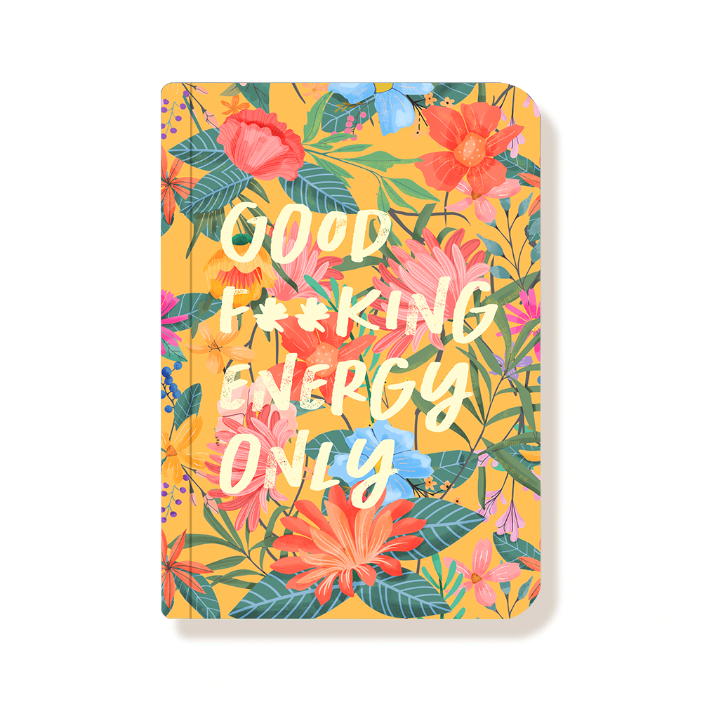 Good Energy Notebook - Positive Vibes Journal for Uplifting Thoughts