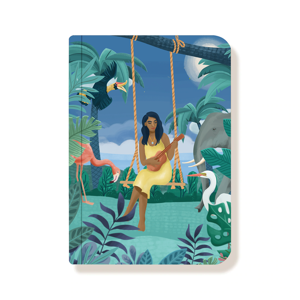 Island Vibes Notebook - Tropical Paradise-Inspired Journal