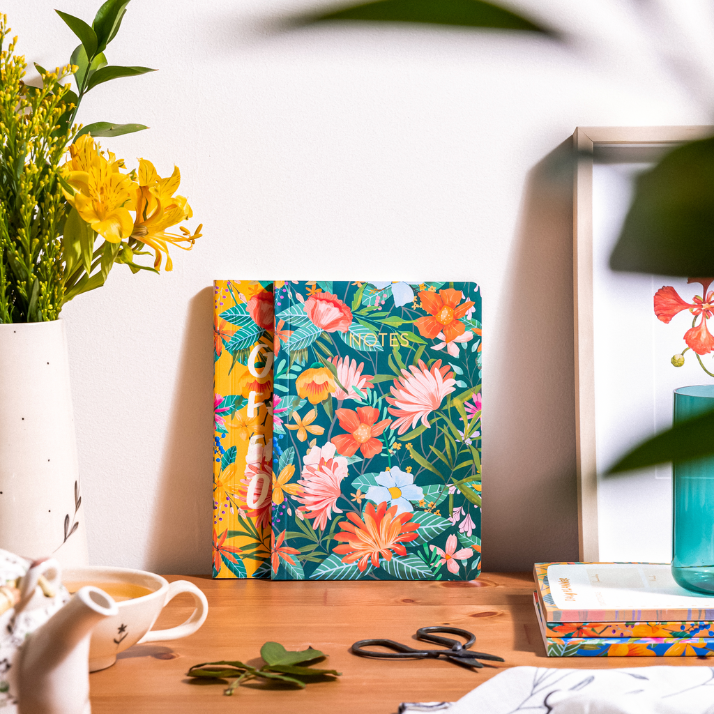 Floral Themed Notebook - Perfect for Capturing Your Garden Adventures
