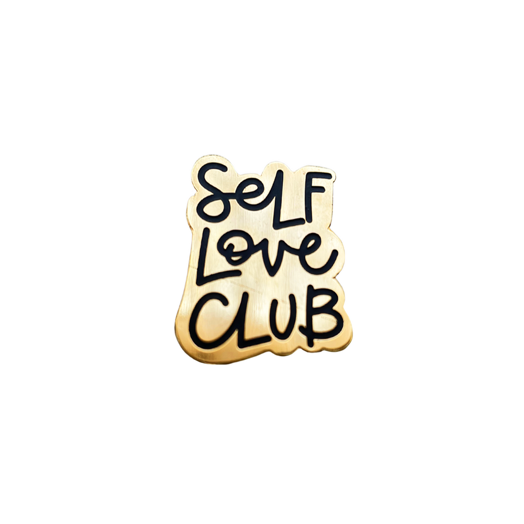 Self Love Club Lapel Pin - Empowering Self-Care Jewelry