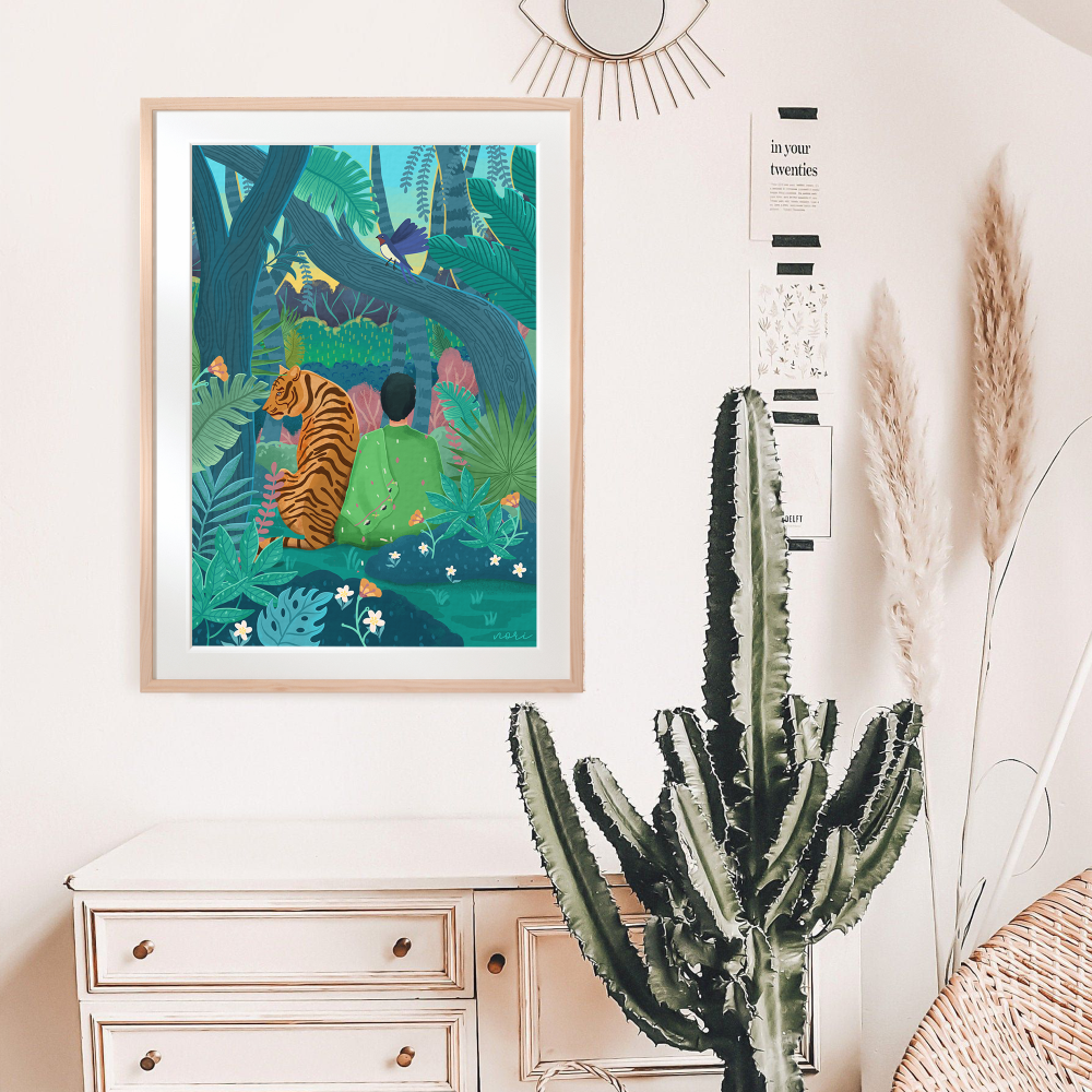Nature-Inspired Home Decor - 'In the Wild' Art Print