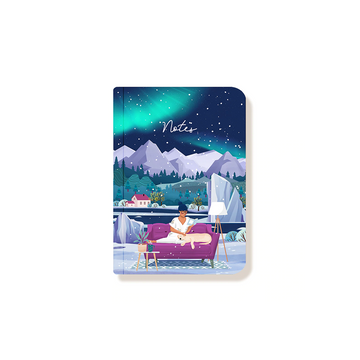 Mini Notebook with Norway Blues Design - Nordic Inspiration