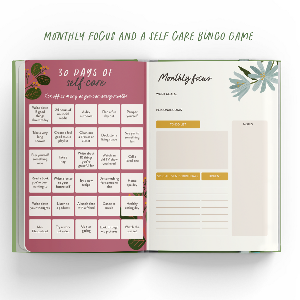 Floral Motivation Planner - Seize the Freaking Day